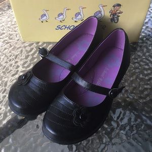 black school uniform shoes size 3 girls